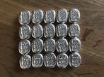 Skull & bones 10 gram zilver 999, 20 stuks, Postzegels en Munten, Edelmetalen en Baren, Ophalen of Verzenden, Zilver