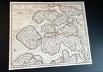 Topografische Kaart van Zeeland by Isaak Tirion, Boeken, Atlassen en Landkaarten, Gelezen, Isaak Tirion, Ophalen of Verzenden