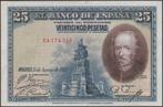 Spanje 25 pesetas 1928 VF+ p.74b (# 52), Verzenden, Overige landen, Los biljet