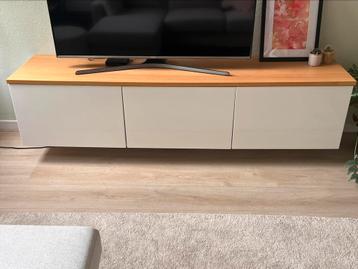 Tv meubel ikea besta wit