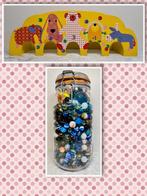 Pot vol knikkers met knikkerspel, Ophalen of Verzenden, Gebruikt