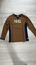 Blauw-geel gestreepte trui Scotch&Soda mt 10/140, Gebruikt, Trui of Vest, Scotch Shrunk, Ophalen of Verzenden