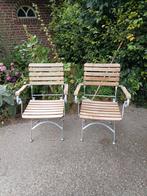 tuinstoelen garden green 4 stuks, Tuin en Terras, Tuinstoelen, Ophalen, Gebruikt, Inklapbaar