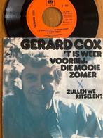 Gerard Cox - 't Is Weer Voorbij, Die Mooie Zomer - 7", Ophalen of Verzenden, 7 inch, Nederlandstalig