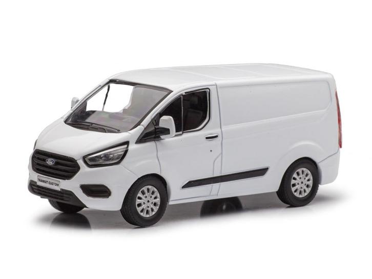 Ford Transit Custom V362 Frozen White 2018 GreenLight 51275, Hobby en Vrije tijd, Modelauto's | 1:43, Nieuw, Auto, Overige merken