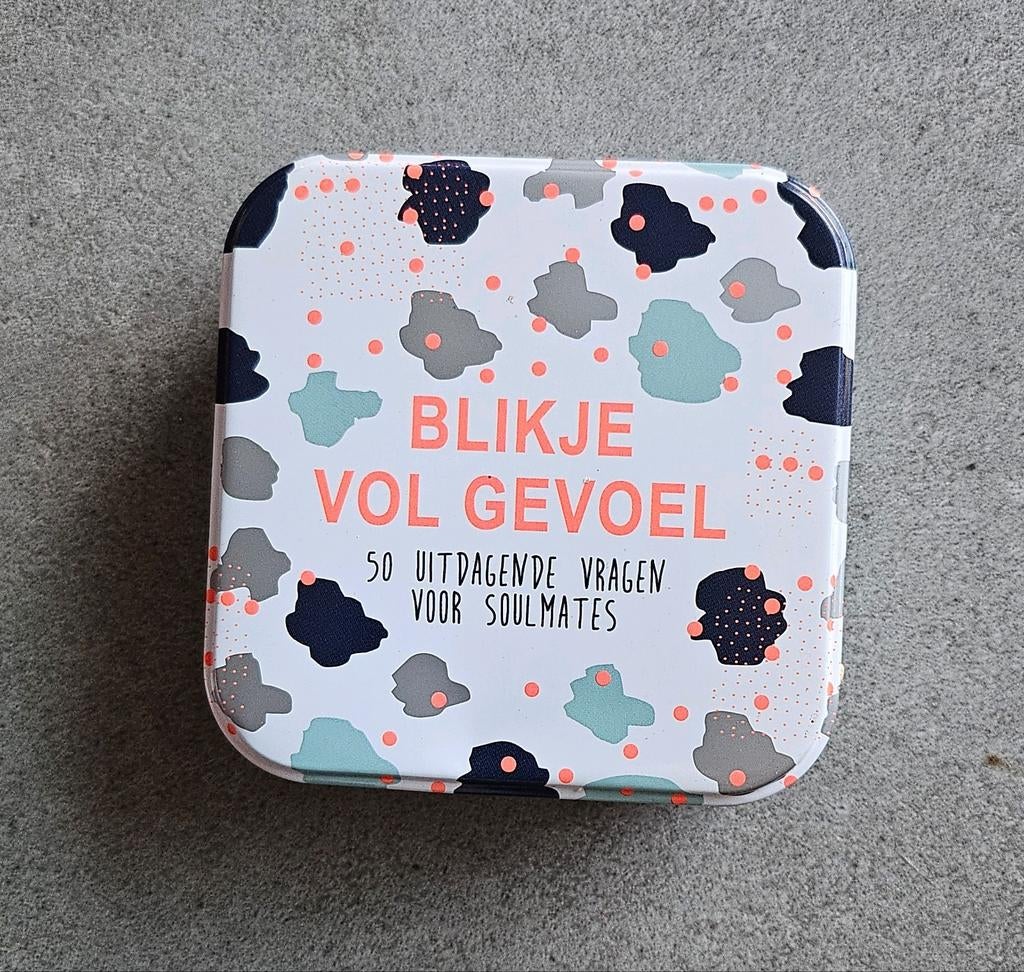 Blikje vol gevoel, nieuw, Hobby en Vrije tijd, Gezelschapsspellen | Overige, Ophalen of Verzenden, Nieuw