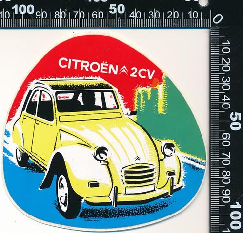Sticker: Citroen - 2CV, Verzamelen, Stickers, Zo goed als nieuw, Auto of Motor, Ophalen of Verzenden