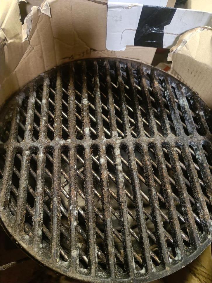 Rooster pizzasteen vuurschaal voor grill guru compact, Tuin en Terras, Barbecue-accessoires, Gebruikt, Ophalen