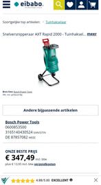 Snelversnipperaar / Bosch hakselaar AXT Rapid 2200, Tuin en Terras, Hakselaars, Ophalen, Zo goed als nieuw