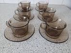 6 Kop en schotels
Rookglas.
Retro., Huis en Inrichting, Gebruikt, Ophalen of Verzenden, Glas, Overige stijlen