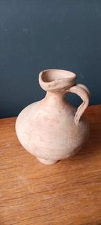 Romeins schenkkannetje,  pijpaarde, puntgaaf, oude collectie, Ophalen of Verzenden