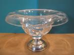 Bonbonschaal met voet van zilver bonbonnière, Antiek en Kunst, Ophalen of Verzenden