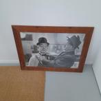 schilderij Laurel en Hardy, Ophalen of Verzenden, Zo goed als nieuw, Schilderij, 75 tot 100 cm