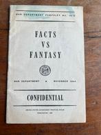 WO2 Amerikaans facts fantasy 1944 brochure Duitsland geheim, Verzamelen, Militaria | Tweede Wereldoorlog, Ophalen of Verzenden
