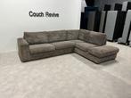 GRATIS LEVERING Z.G.A.N Ribstof hoekbank 305x225 Gereinigd, 250 tot 300 cm, Ophalen of Verzenden, Zo goed als nieuw, Vierpersoons of meer