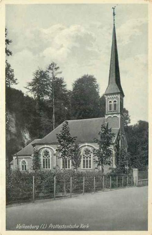 (301-386-001) Valkenburg Prottestantsche Kerk, Verzamelen, Ansichtkaarten | Nederland, Limburg, Verzenden