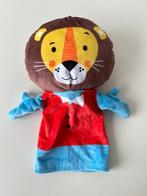 Knuffel handpop, poppenkastpop circus leeuw / Hema, Ophalen of Verzenden, Zo goed als nieuw, Overige typen