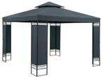 Paviljoen 3x3, partytent prieel antraciet GRATIS BEZORGD!, Verzenden, Minder dan 4 meter, Nieuw, Paviljoen