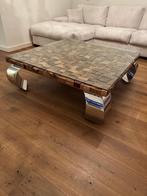 ROFRA - Opium Bloktafel salontafel - 120x120cm, Huis en Inrichting, Tafels | Salontafels, Ophalen, Gebruikt, 100 tot 150 cm, Vierkant
