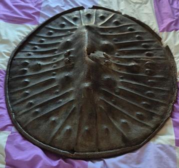 Authentiek lederen schild Amarro Arousi (Ethiopië). beschikbaar voor biedingen