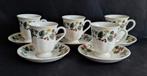 Wedgwood Barlaston of Etruria 5 koffie kop/schotels Richmond, Ophalen of Verzenden, Zo goed als nieuw, Wedgwood, Kop(pen) en/of Schotel(s)