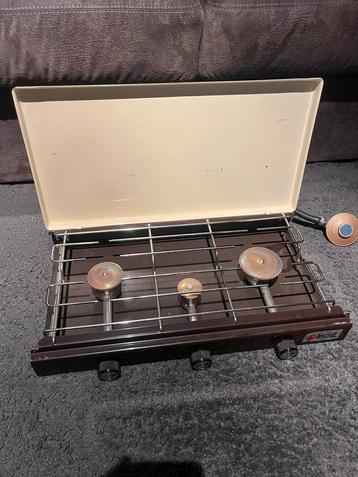 Retro 3-pits Camping Gasstel - Nette Staat beschikbaar voor biedingen