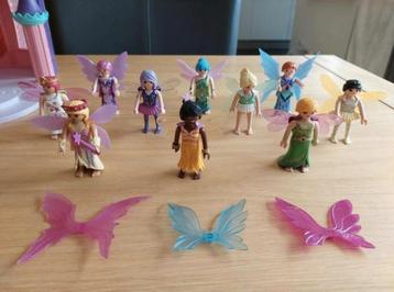 Playmobil diverse (oa elfjes met koetsjes en attributen) beschikbaar voor biedingen