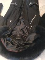 Nikkie Zwarte Winterjas met Bontkraag, Maat 38/40 (M), Zwart, Ophalen of Verzenden, Zo goed als nieuw