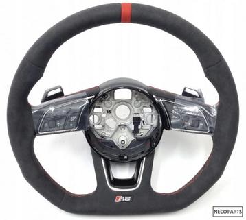 AUDI RS3 S3 A3 8Y STUUR STUURWIEL MET RODE STIKSEL  beschikbaar voor biedingen