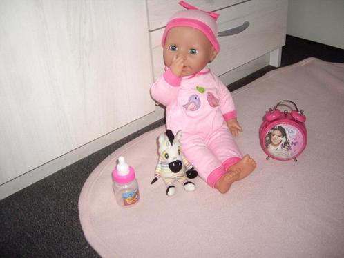 baby pop met geluid en acc, Kinderen en Baby's, Speelgoed | Poppen, Zo goed als nieuw, Babypop, Ophalen of Verzenden