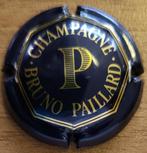 Champagnecapsule Bruno PAILLARD P blauw & goud nr.05, Verzamelen, Nieuw, Frankrijk, Ophalen of Verzenden, Champagne