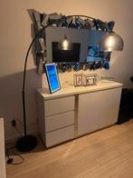 Staande lamp te koop, Huis en Inrichting, Lampen | Vloerlampen, Ophalen of Verzenden, Glas, 150 tot 200 cm