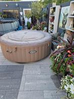 4persoons weinig gebruikte jacuzzi, Tuin en Terras, Bubbelbaden en Hottubs, Ophalen, Zo goed als nieuw, Grondzeil