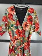 King Louie maat M feestelijke glitter jumpsuit broekpak 2650, Maat 38/40 (M), Zwart, Ophalen of Verzenden, Zo goed als nieuw