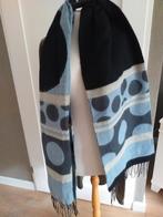 Nieuwe sjaal lichtblauw/wit/antraciet, Kleding | Dames, Ophalen of Verzenden, Nieuw, Maat 46/48 (XL) of groter, Sjaal