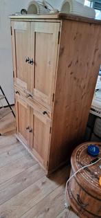 Stevige grenen kast, Ophalen, 70 tot 120 cm, 120 tot 170 cm, Zo goed als nieuw