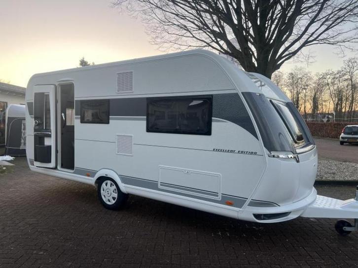 Hobby Excellent Edition 495 UL Enkele Bedden! ACTIE ACTIE, Caravans en Kamperen, Caravans, Bedrijf, tot en met 4, 1000 - 1250 kg