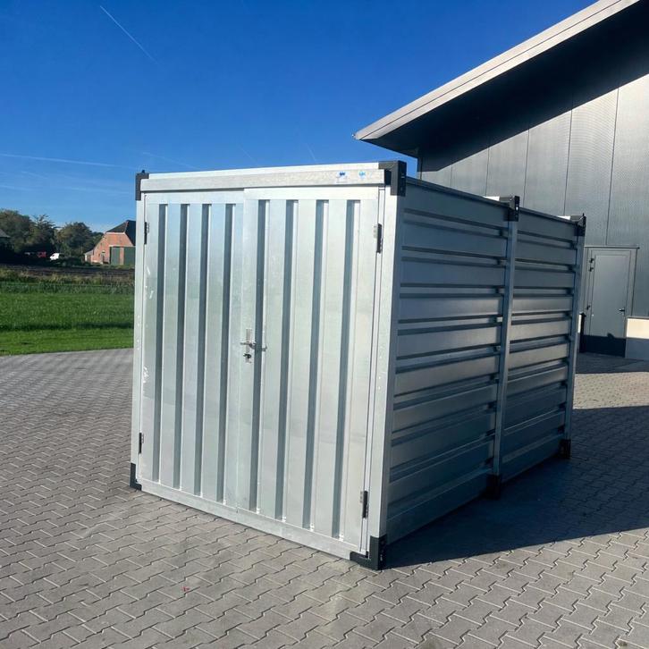 Opslagcontainer, zelfbouwcontainer, snelbouwcontainer, Tuin en Terras, Bergingen en Tuinkasten, Nieuw, Containerberging, Metaal