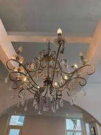 Luxe Kroonluchter met Kristallen, Ophalen of Verzenden, Zo goed als nieuw, Glas, Klassiek