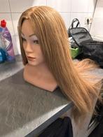 Oefenhoofd met lang haar - Ongeknipt!, Ophalen, Zo goed als nieuw, Pruik of Haarverlenging