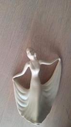 Vintage Rozenburg Plateel Dame Beeldje, Antiek en Kunst, Ophalen