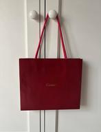 Cartier luxe shopping bag – rood met koordhandvat, Ophalen of Verzenden, Zo goed als nieuw, Rood