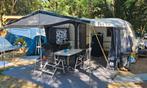 Caravan Hylander Design380 incl voortent en luifel, Caravans en Kamperen, Caravans, Overige merken, Rondzit, Tot en met 2, 750 - 1000 kg