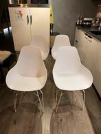 Vier nette Kubikoff Diamond Stoelen, Huis en Inrichting, Ophalen, Kunststof, Wit, Zo goed als nieuw
