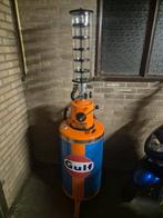Gerestaureerde Gulf Brandstofpomp - 2 Takt Bereila brommix, Ophalen of Verzenden