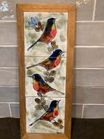 Vintage tegeltableau vogels (271025s), Ophalen of Verzenden