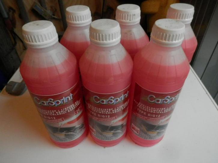 Koelvloeistof Type D/G12, 6 flessen â 1 liter., Auto diversen, Overige Auto diversen, Ophalen