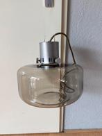 Rookglazen hanglamp #Raak -Style #Rookglas, Vintage 1970, Gebruikt, Ophalen of Verzenden, Glas
