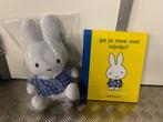 Nijntje knuffel en boek, Ophalen of Verzenden, Nieuw, Konijn