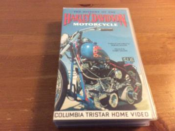 The history of Harley Davidson motorcycle. VHS beschikbaar voor biedingen